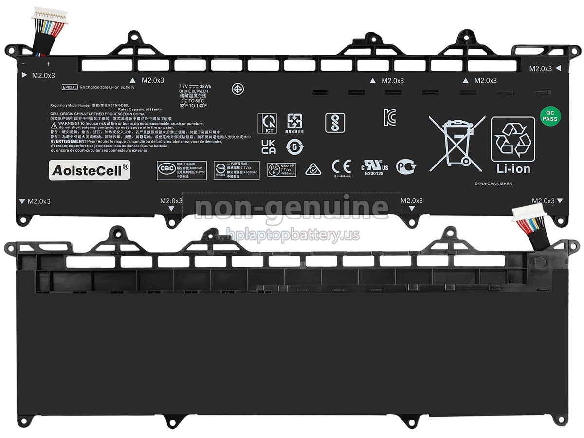 replacement HP EPO2XL battery