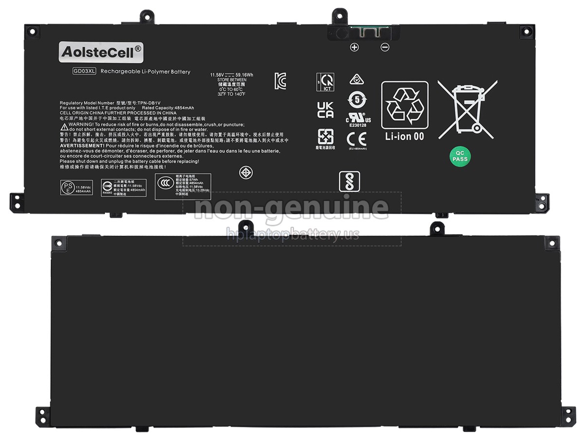 replacement HP HSTNN-AB1E battery