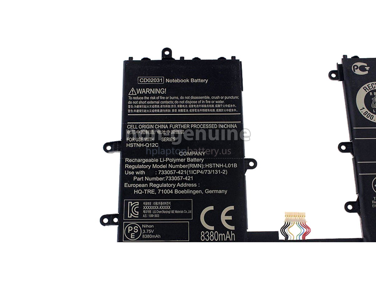 replacement HP HSTNH-L01B battery